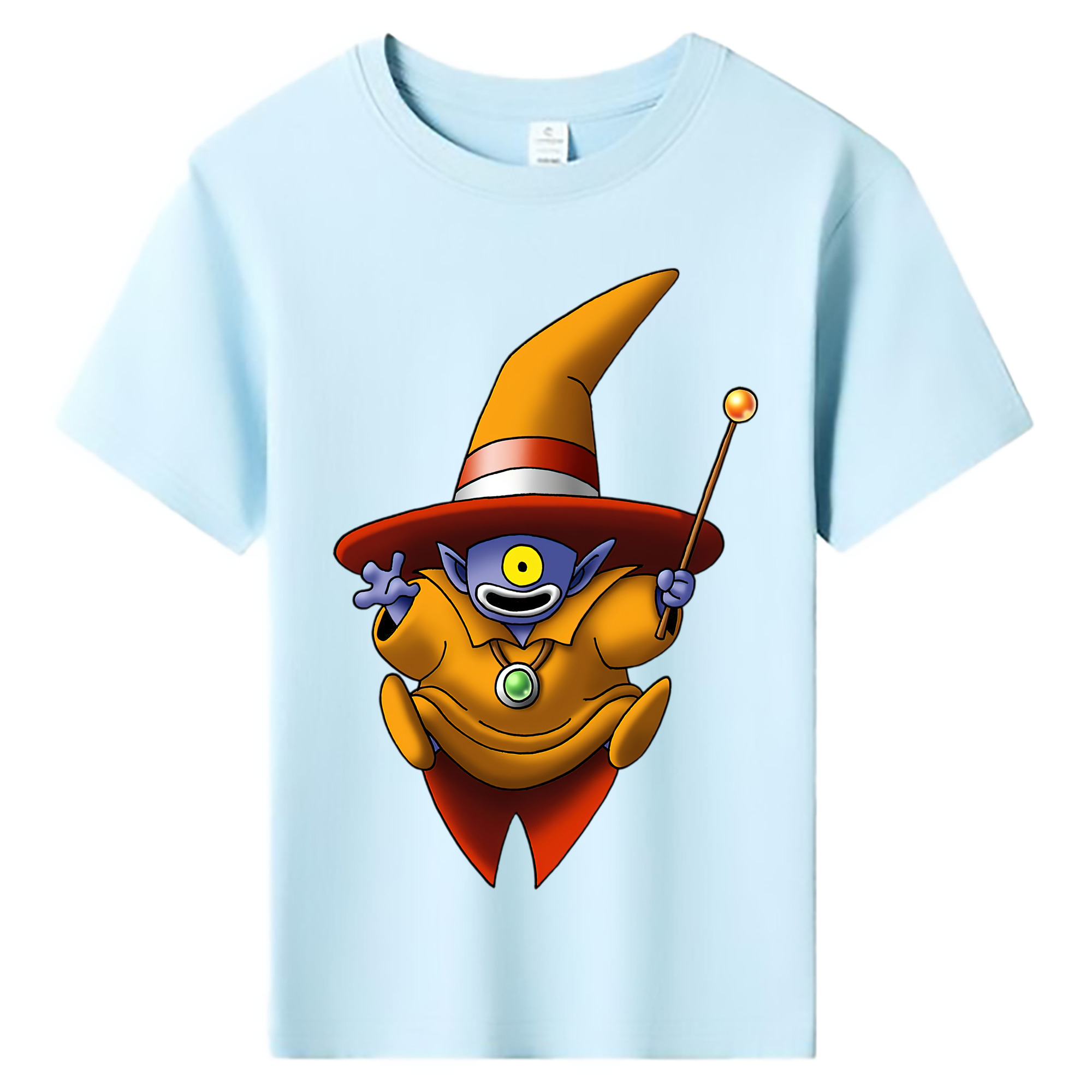 （画像用） ドラゴンクエスト Doragon Kuesuto Dragon Quest 綿100％キッズTシャツ（フロントプリント）